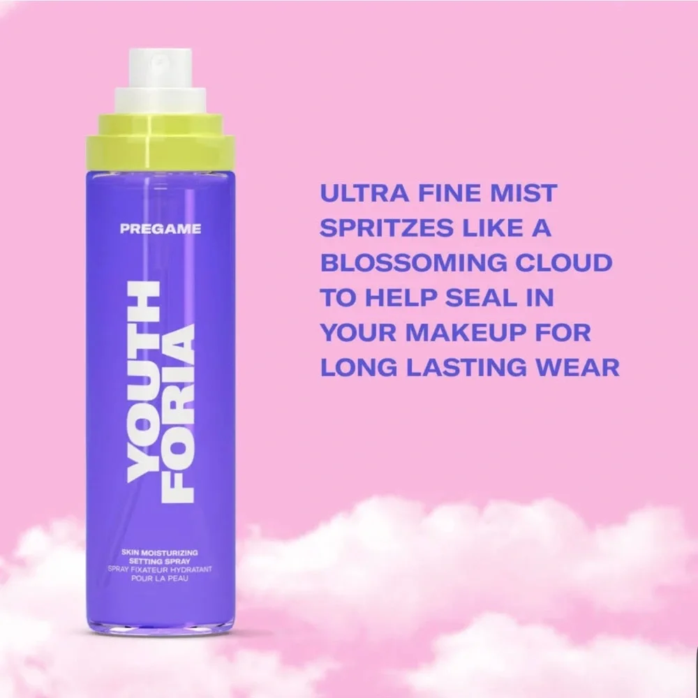 Pregame Setting Spray - Daily Skin Moisturizing Mist Full size 100ml/3.3 Fl oz.